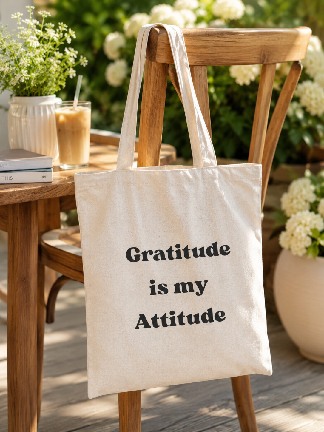 Canvas Gratitude Bag