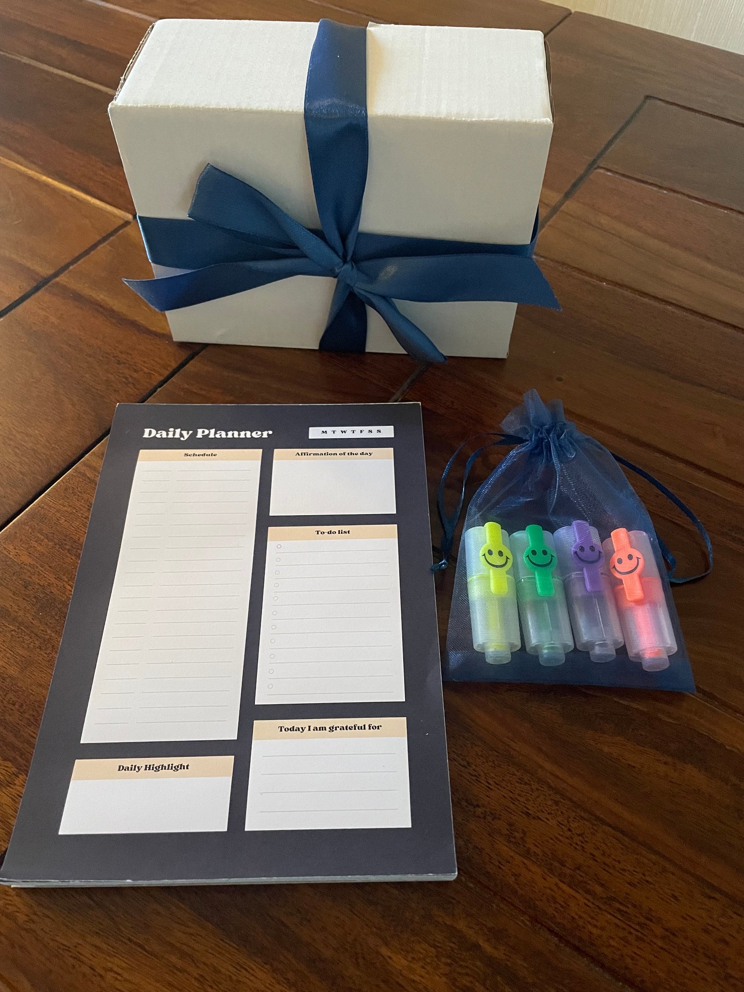 Daily Planner and Highlighter Set