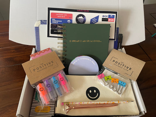 The Positive Business Club Mystery Stationery Box