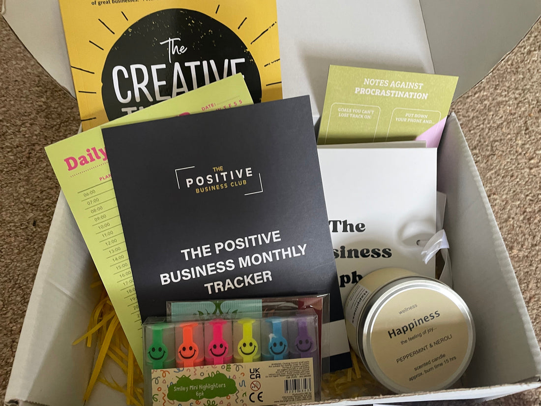 What's Inside: August's Positive Business Club Box
