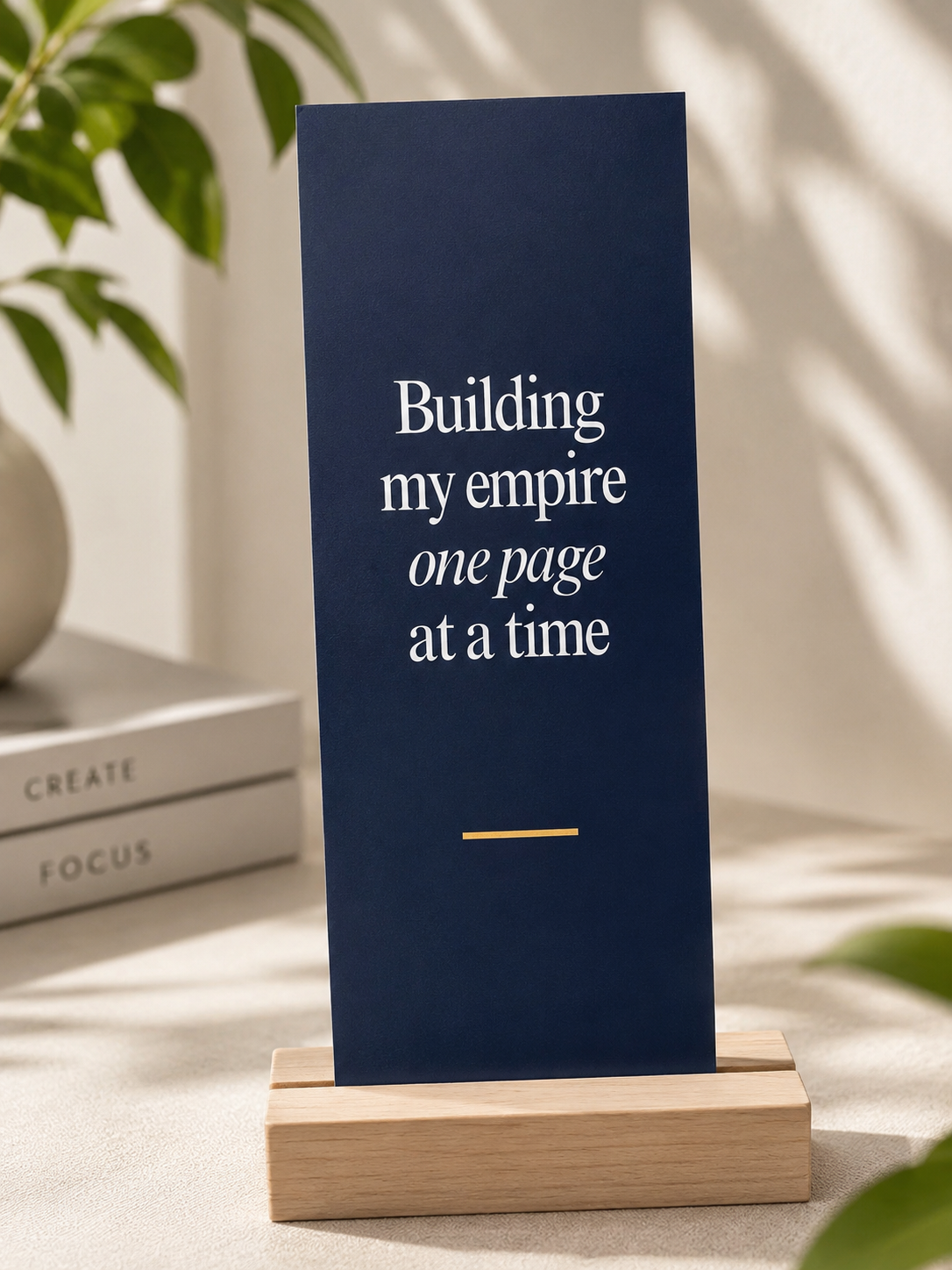 Building My Empire One Page at a Time Bookmark