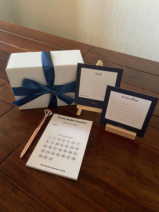 31 Day Habit Tracker and Goal Setting Gift Box