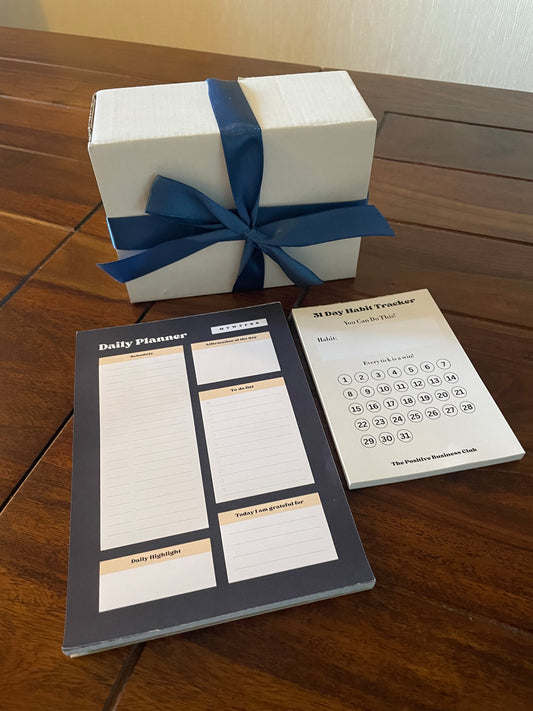 Daily Planner and 31 Day Habit Tracker Set