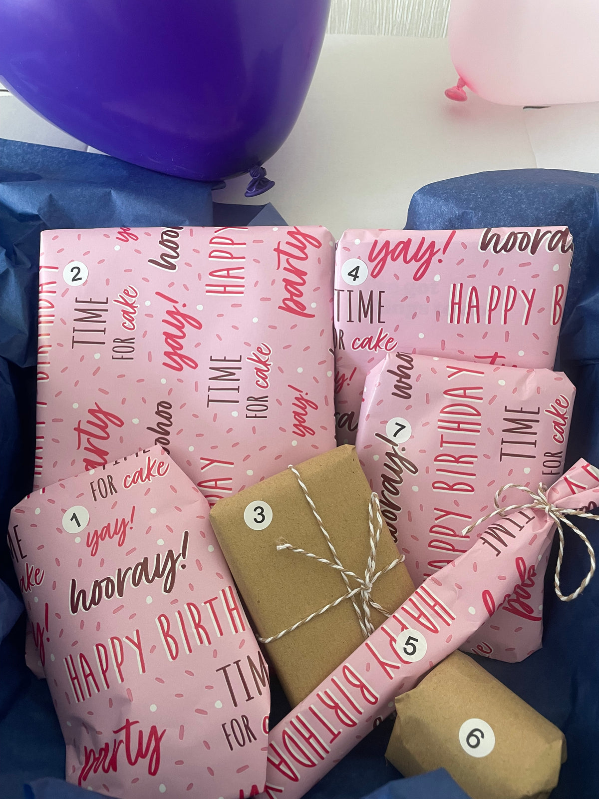 7 Day Birthday Countdown Box