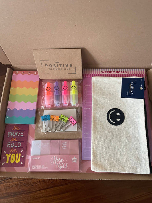 The Positive Business Club Mystery Mini Stationery Box