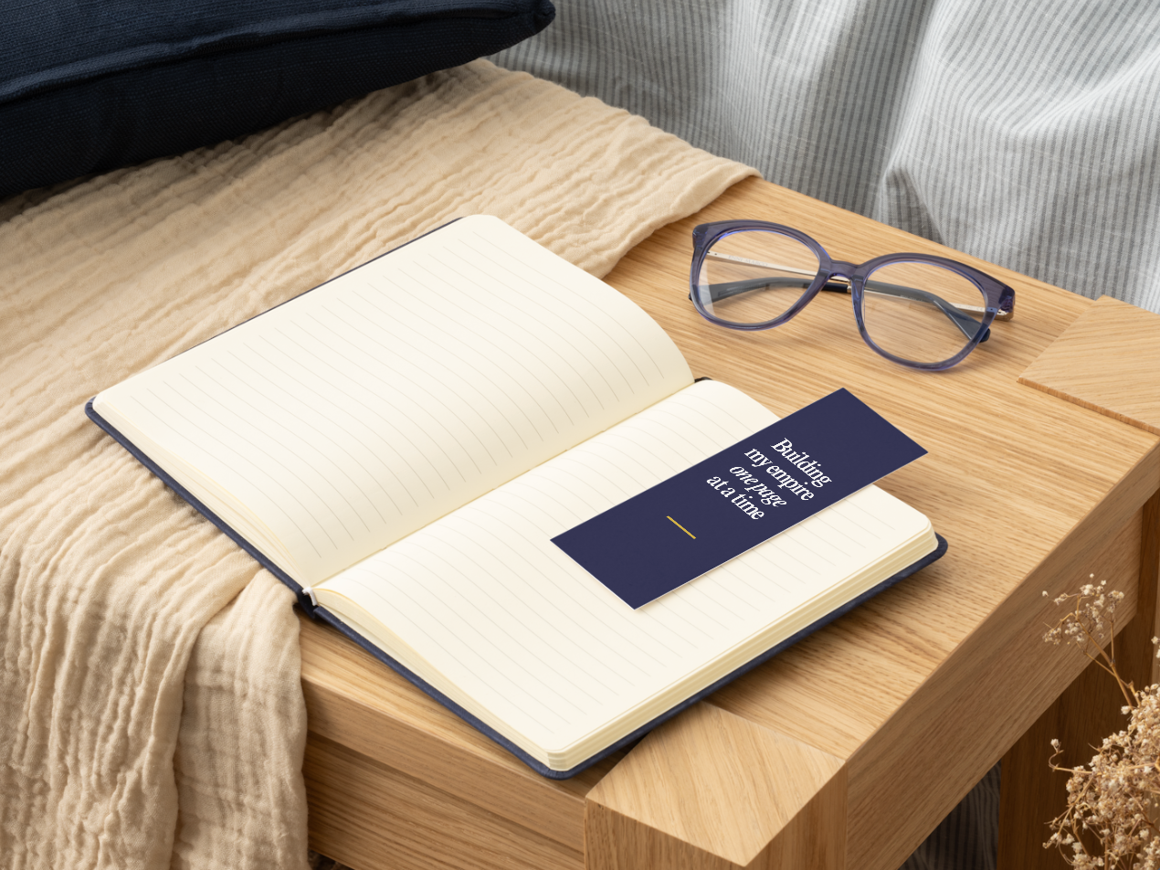 Building My Empire One Page at a Time Bookmark