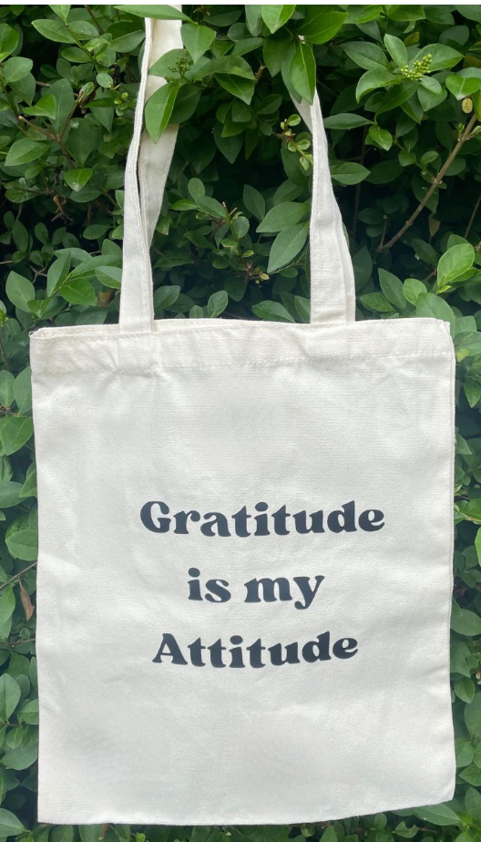 Canvas Gratitude Bag