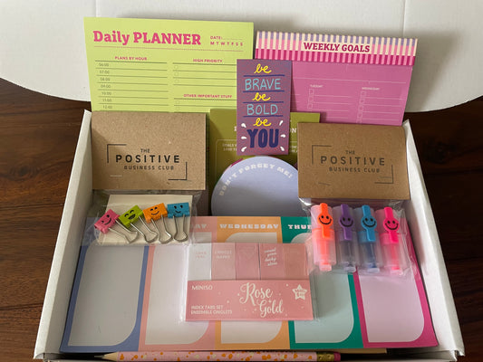 The Positive Business Club Mystery Stationery Box